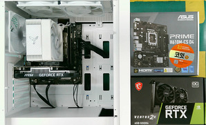 인텔 코어i5-14세대 14400F (랩터레이크 리프레시) (벌크), MSI 지포스 RTX 3050 벤투스 2X E OC D6 6GB : 견적 PC 갤러리