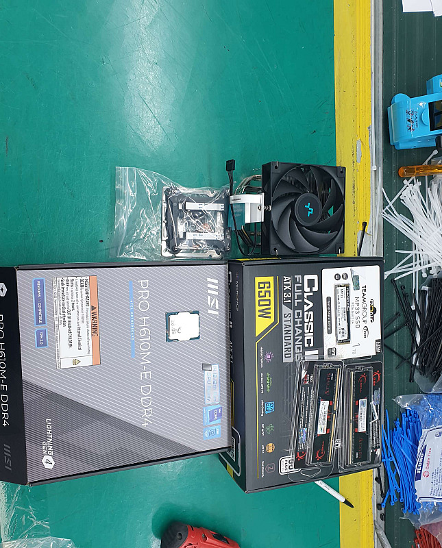 조립PC견적 사진1 인텔 코어i5-13세대 13400 (랩터레이크) (벌크), MSI PRO H610M-E DDR4