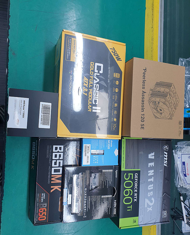 조립PC견적 사진1 AMD 라이젠7-6세대 9700X (그래니트 릿지) (멀티팩(정품)), MSI 지포스 RTX 5060 Ti 벤투스 2X OC 플러스 D7 8GB