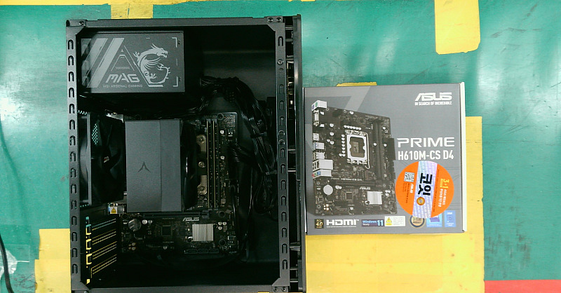 조립PC견적 사진1 인텔 코어i5-14세대 14400 (랩터레이크 리프레시) (벌크), ASUS PRIME H610M-CS D4