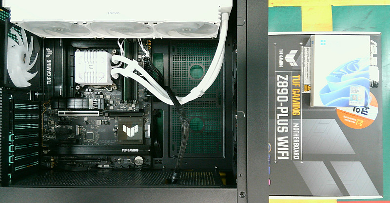 조립PC견적 사진1 인텔 코어 울트라7 시리즈2 270K Plus (애로우레이크 리프레시) (벌크), ASUS TUF Gaming Z890-PLUS WIFI 코잇