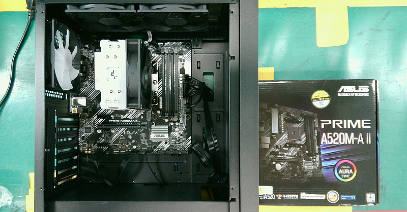 조립PC견적 사진1 AMD 라이젠5-4세대 5600 버미어 멀티팩정품 (쿨러포함), ASUS PRIME A520M-A II 대원씨티에스