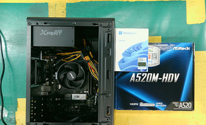 AMD 라이젠5-4세대 5500GT 세잔 (벌크), ASRock A520M-HDV : 견적 PC 갤러리