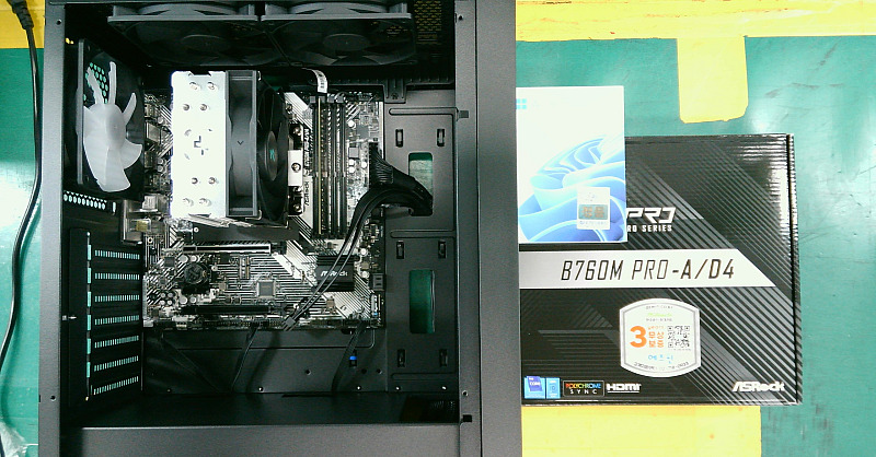 조립PC견적 사진1 인텔 코어i5-14세대 14400 (랩터레이크 리프레시) (벌크), ASRock B760M Pro-A/D4 에즈윈