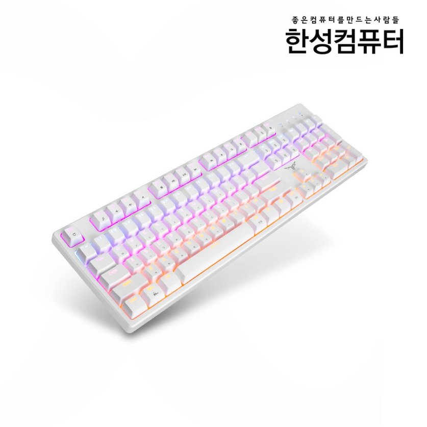 GK200 RAINBOW 게이밍 기계식키보드 (블랙/화이트)