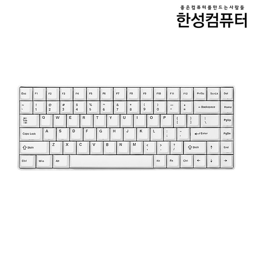archon K75 유무선 기계식키보드 화이트 영문 (적축 45g)