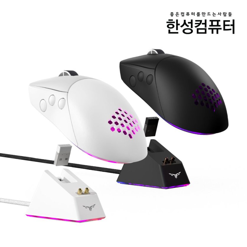 TFG EX Wireless PRO 게이밍마우스 (무선 충전독 / PAW3395 / 26000DPI)