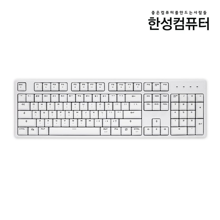 GK707S OfficeMaster 저소음 기계식키보드 (저소음 피치/저소음 라임)