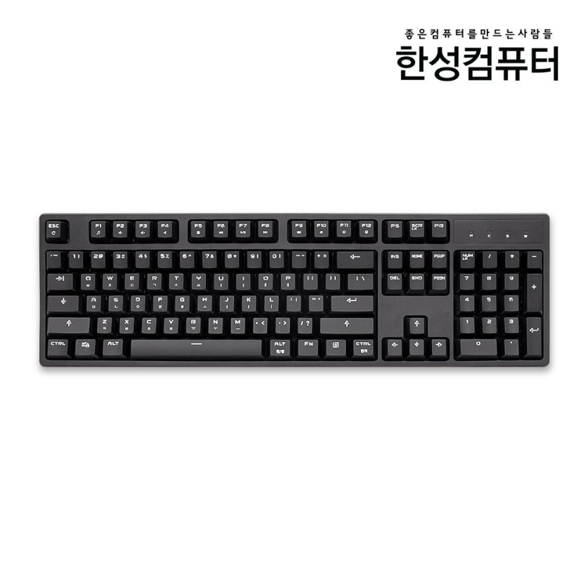 GK707S OfficeMaster 저소음 기계식키보드 (저소음 피치/저소음 라임)