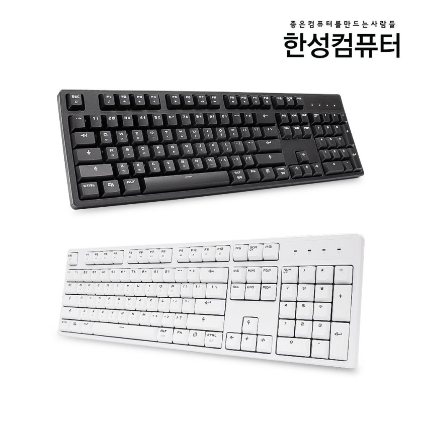 GK707S OfficeMaster 저소음 기계식키보드 (저소음 피치/저소음 라임)