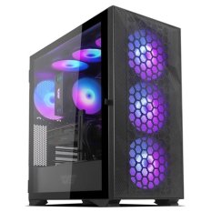 darkFlash DLX21 RGB MESH 강화유리 블랙