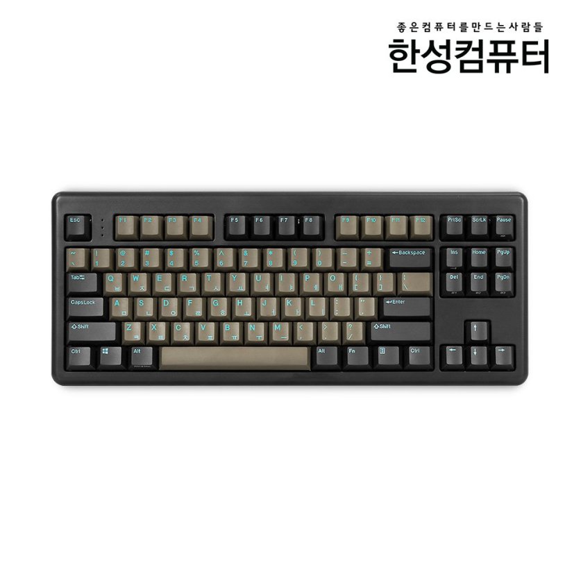 [리퍼]TFG ART Wireless V2 듀얼무선 기계식키보드 블랙 갈축 (한글)