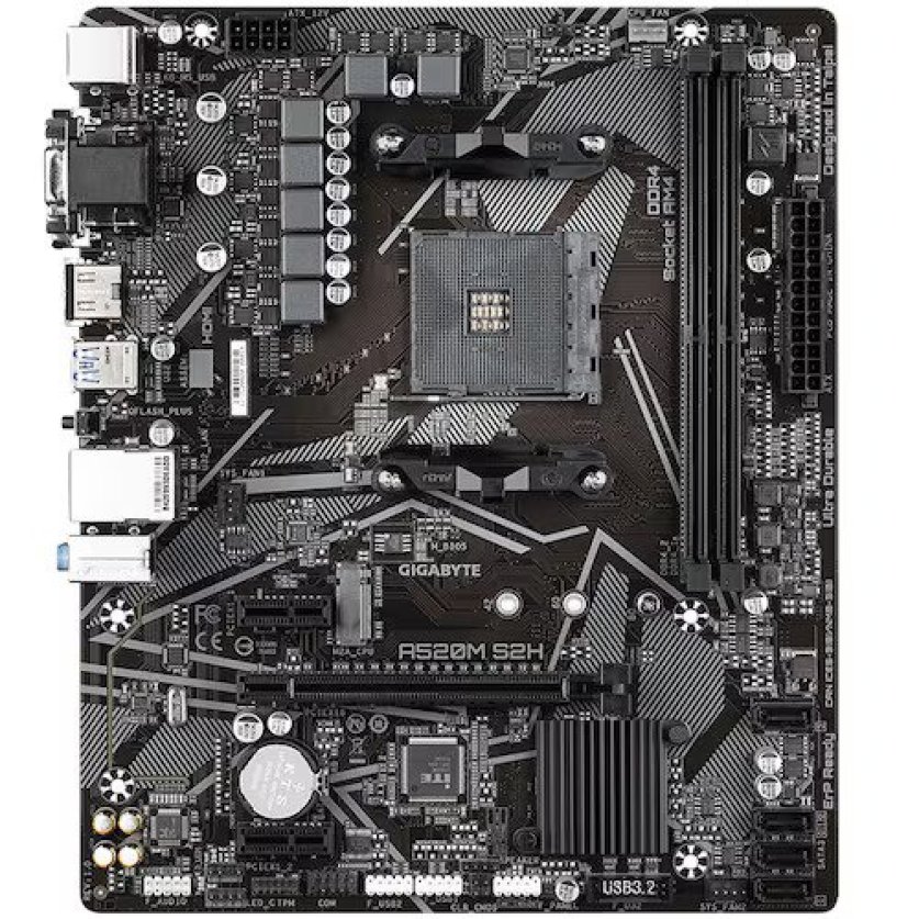 [리퍼]메인보드 GIGABYTE A520M S2H[A/S기간 만료 초기불량외 교환 반품 불가 백패널 없음]