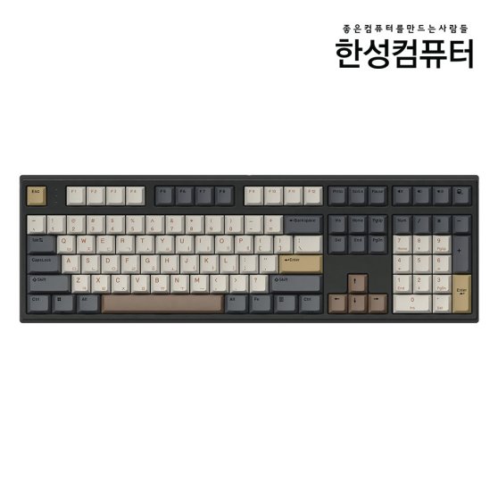 GK787SE OfficeMaster 8K 저소음 윤활 기계식 키보드 토독 (브라운슈가 토독 35g/넌클릭)