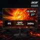 [한성] 에이서 니트로 XV272U W2 WQHD Fast IPS 240HZ 27인치 게이밍 모니터 (무결점)