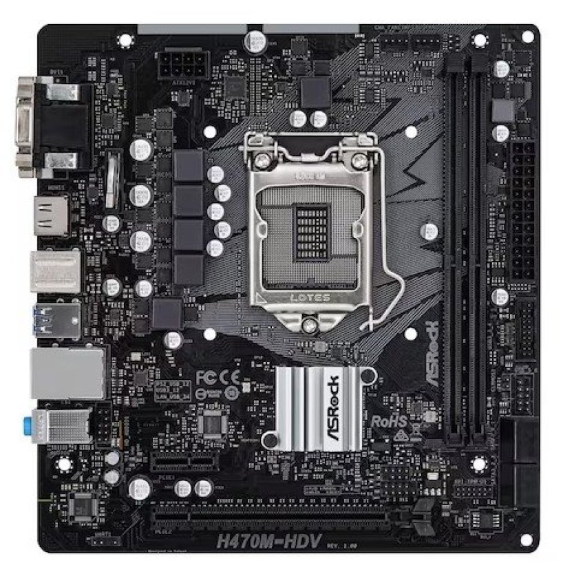 [리퍼]메인보드 ASRock H470M-HDV 디앤디컴[최소 AS기간 24년 09월]