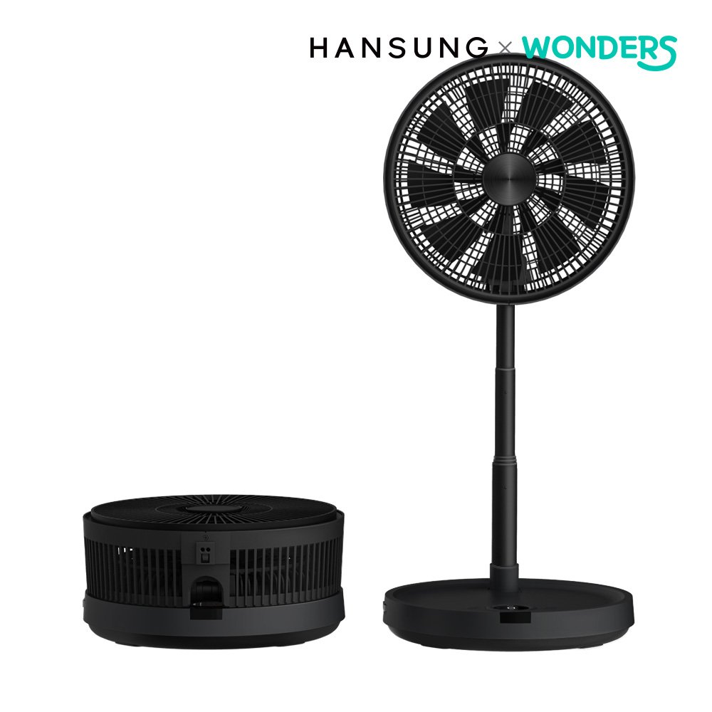 (주)원더스리빙 원더스리빙 원더스 브리즈킹 WF90 접이식 폴딩 무선선풍기 탁상용/캠핑용