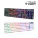 [리퍼]GK300 RAINBOW 슬림 LP 게이밍 기계식키보드 화이트 적축