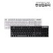 [리퍼]GK300 RAINBOW 슬림 LP 게이밍 기계식키보드 화이트 적축