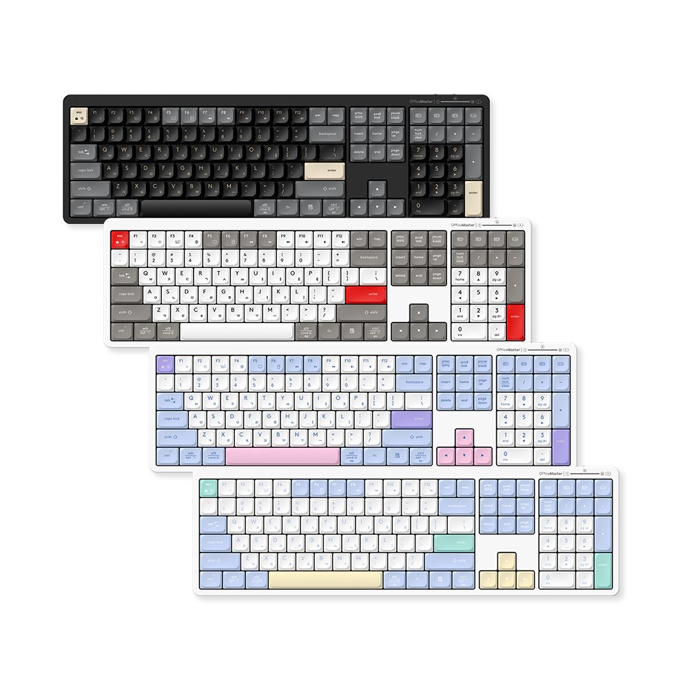 GK698 OfficeMaster 3모드 저소음 펜타그래프 키보드