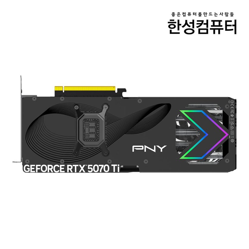 [한성] PNY GeForce RTX 5070 Ti ARGB EPIC-X RGB OC D7 16GB Triple Fan