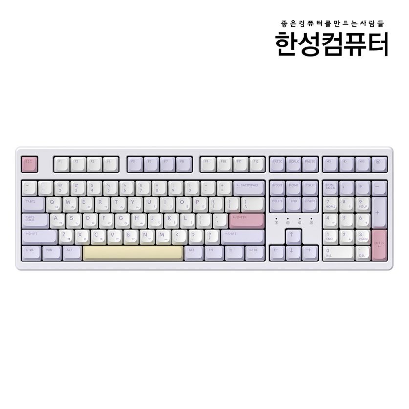 TFG Cloud Max CF 듀얼8K 유무선 가스켓 게이밍 기계식키보드 (동그리)