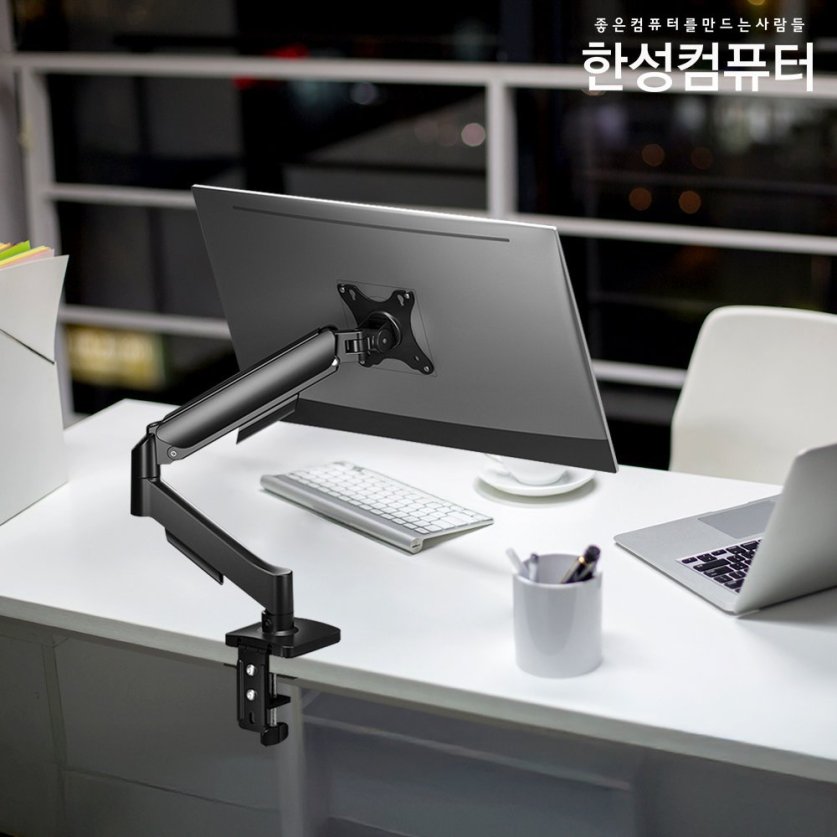 VMA10 싱글 모니터암 (블랙)