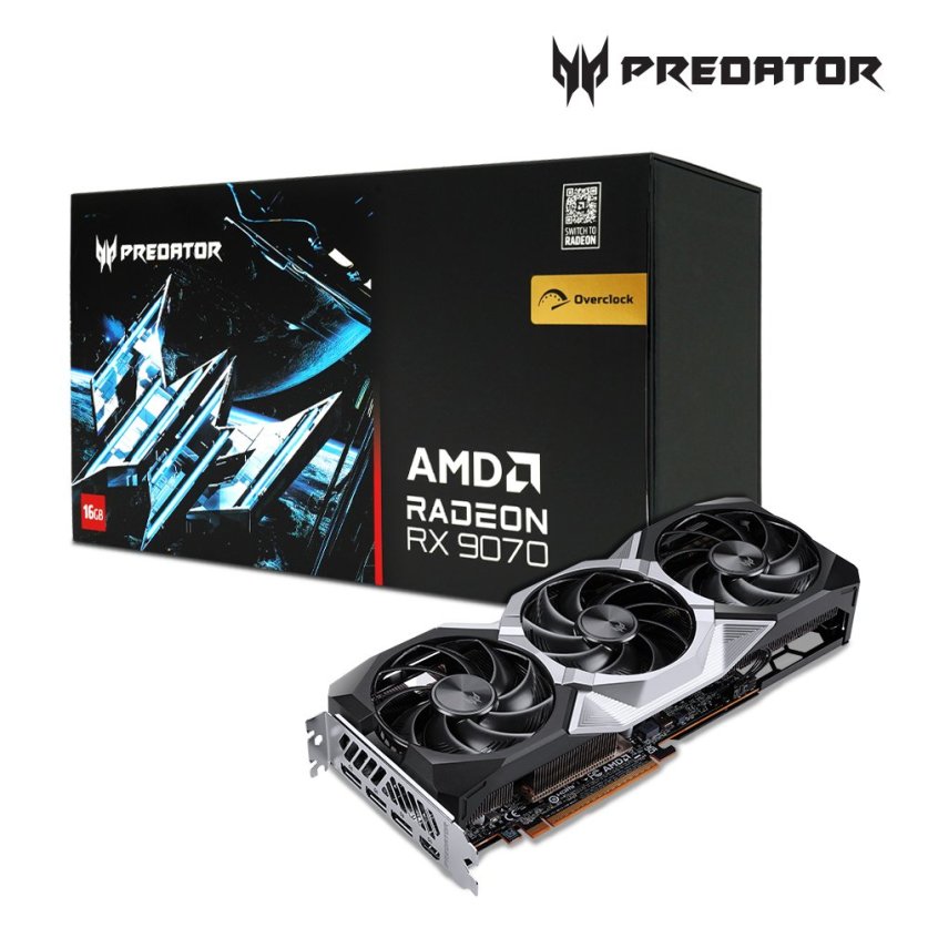 [한성] 에이서 PREDATOR 라데온 RX 9070 BiFrost OC D6 16GB
