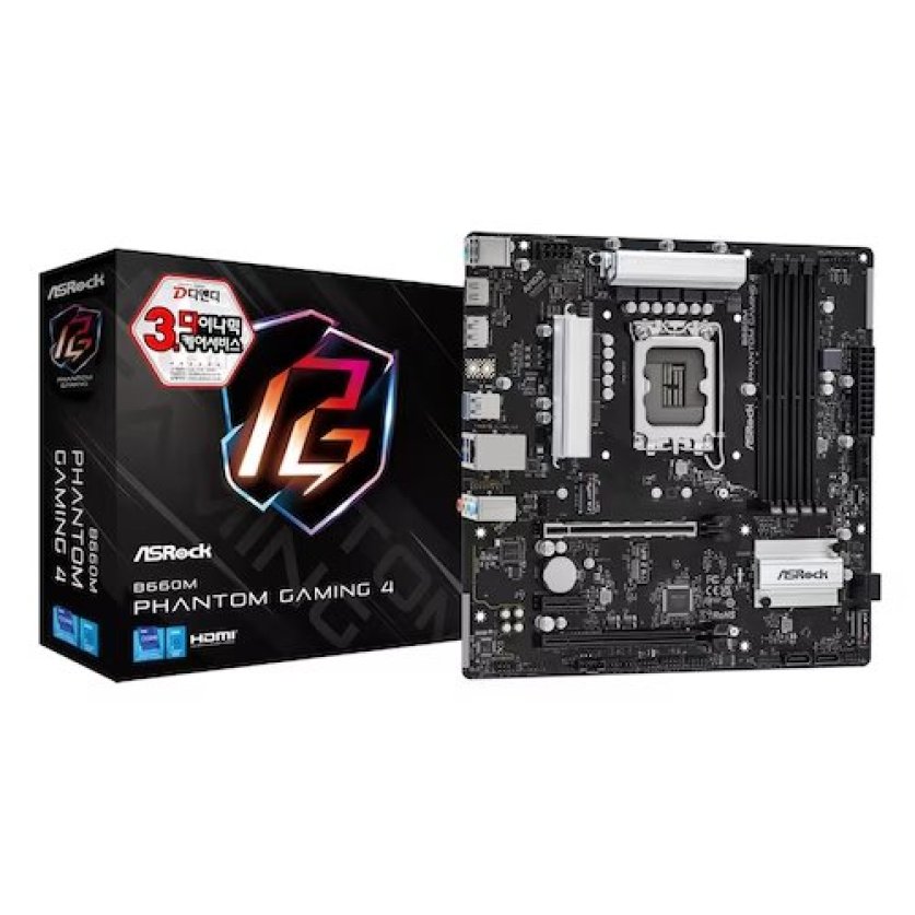 [미개봉 새상품] ASRock B660M Phantom Gaming 4 D4 [무상 1개월 AS]