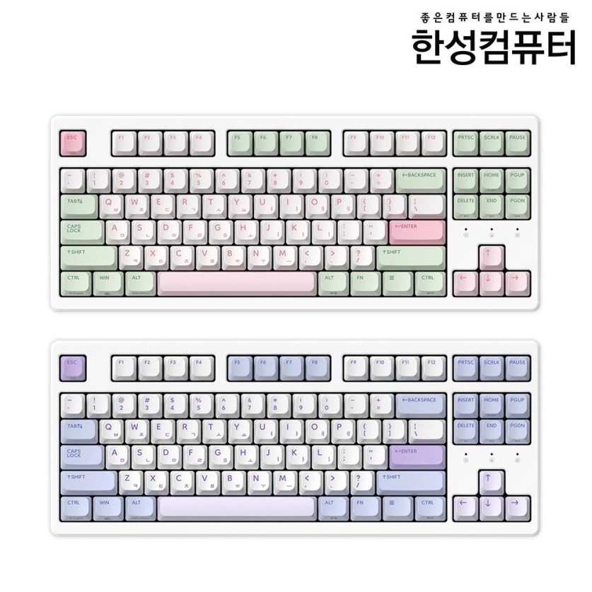 TFG Cloud Max CL 듀얼8K 유무선 가스켓 게이밍 기계식키보드 (동그리)