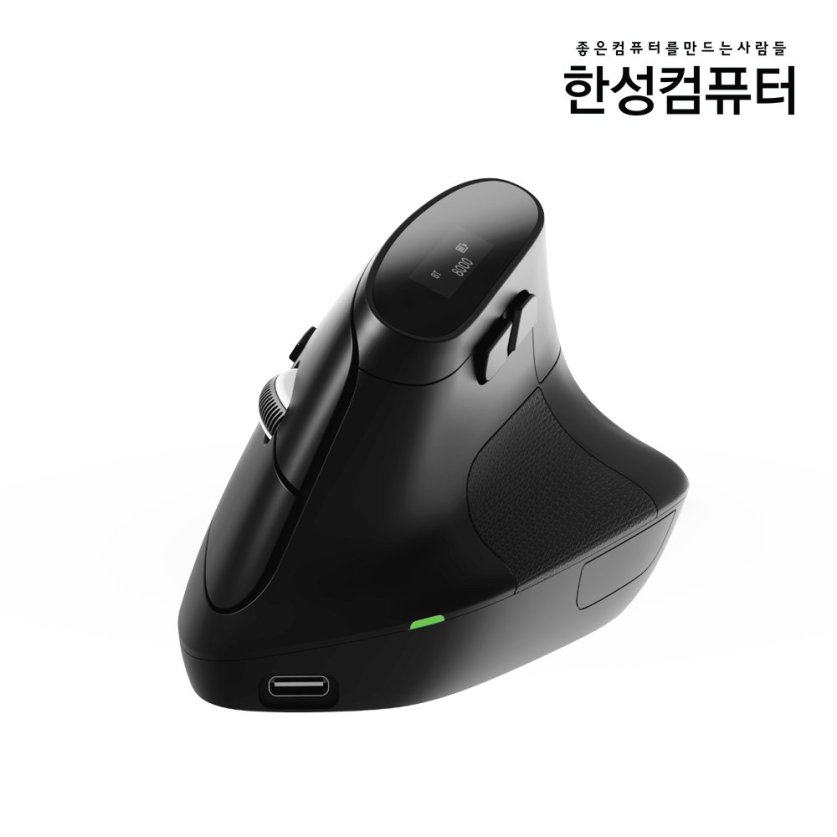 VM350 OfficeMaster 3모드 저소음 경량 버티컬마우스 화이트