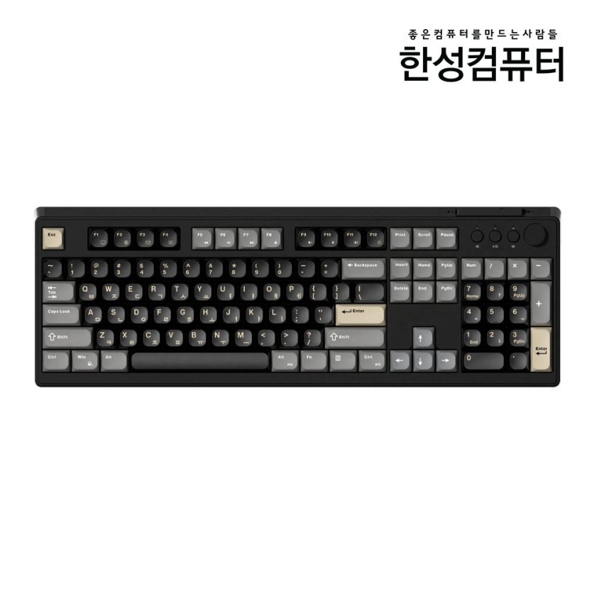 GK101 OfficeMaster 저소음 멤브레인 키보드 말차라떼