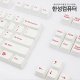 ABS 이색사출 키캡 104KEY (White/Red)