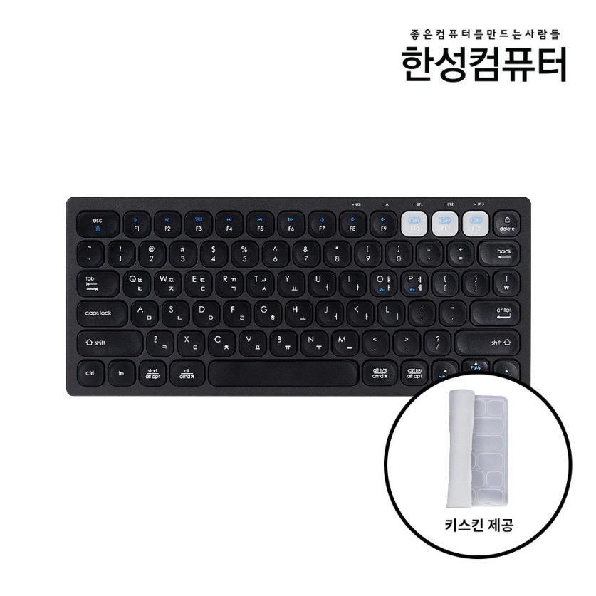 BK300 멀티페어링 블루투스 키보드 (블랙/핑크/민트/실버)