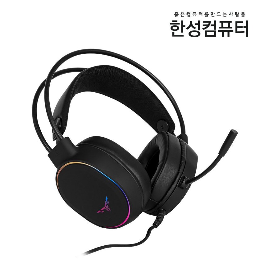 TFG CH240 컬러풀 7.1Ch 게이밍헤드셋 블랙