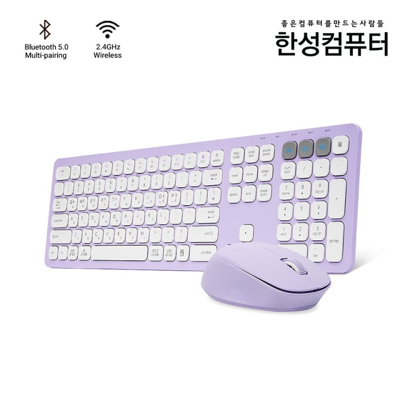 BKM500 듀얼 무선 키보드마우스 세트