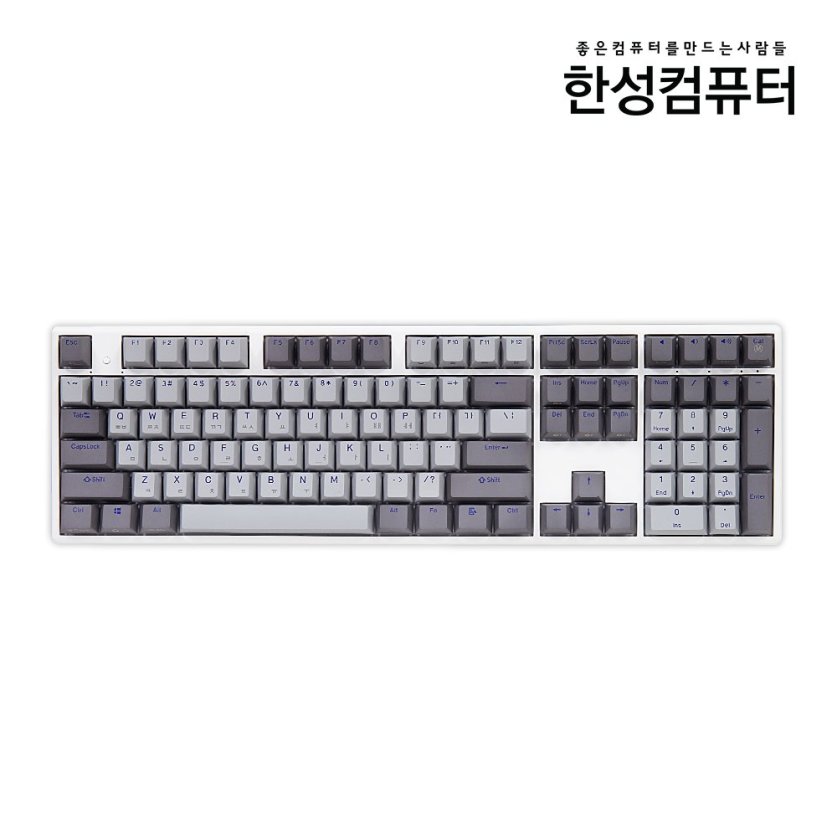 [리퍼] GK998B SKY 블루투스 기계식 한글 (화이트 저소음적축)