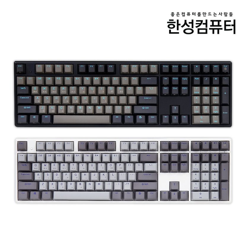 [리퍼] GK998B SKY 블루투스 기계식 한글 (화이트 저소음적축)